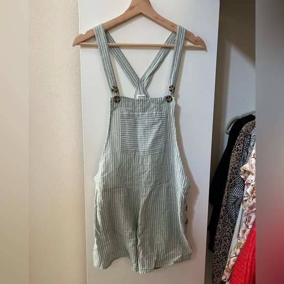 Rhythm. Pants - Rhythm linen overalls L